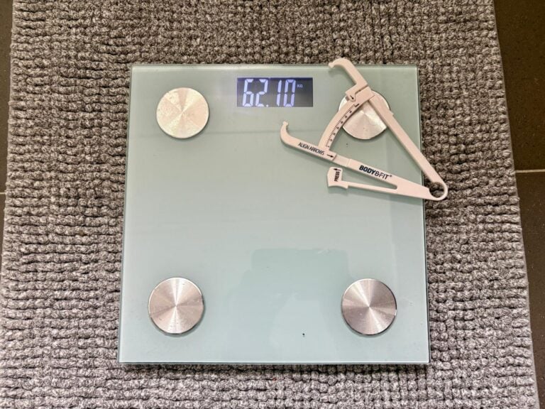 Weegschaal en vetmeter kcal tellen