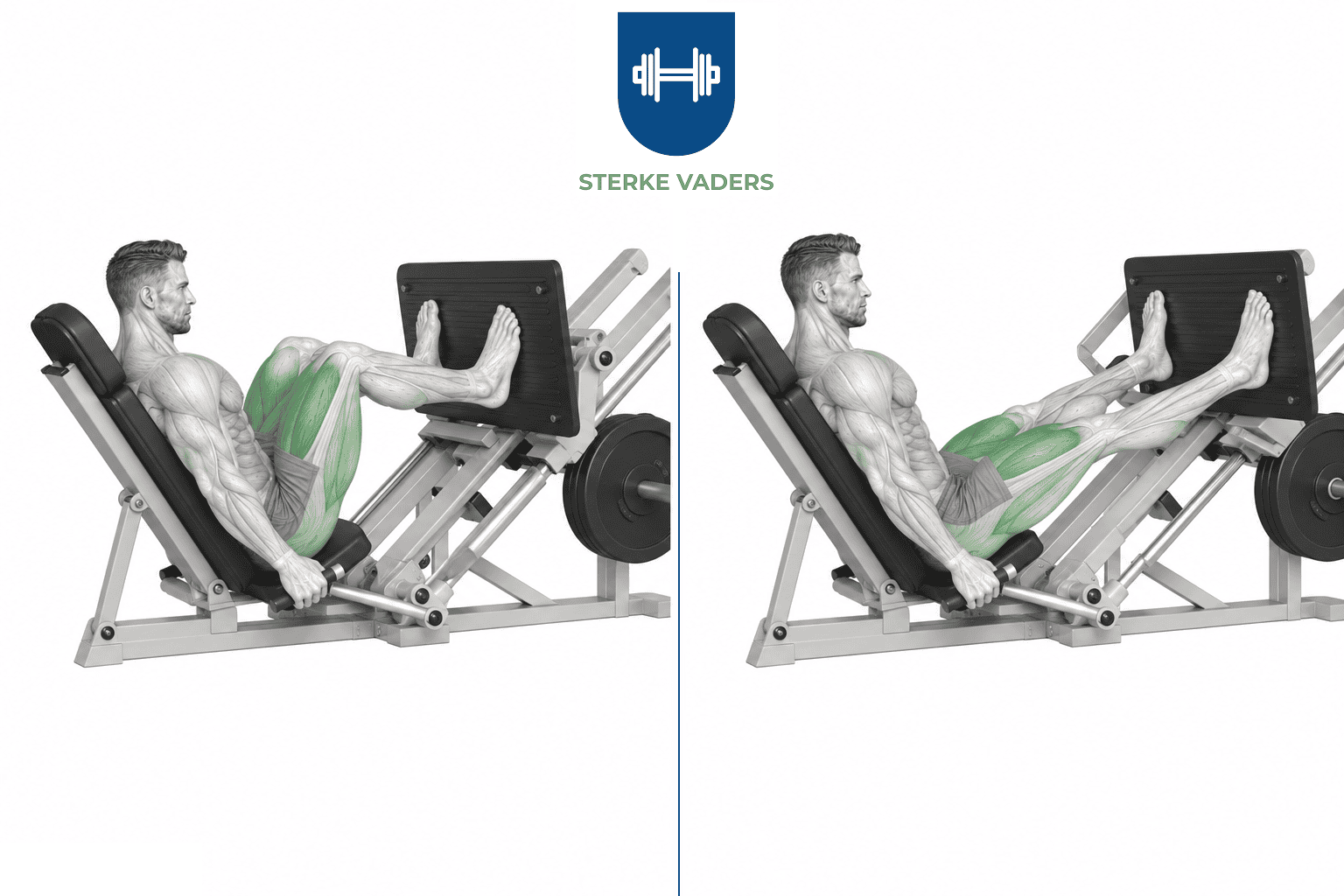 Leg Press uitvoering stap voor stap