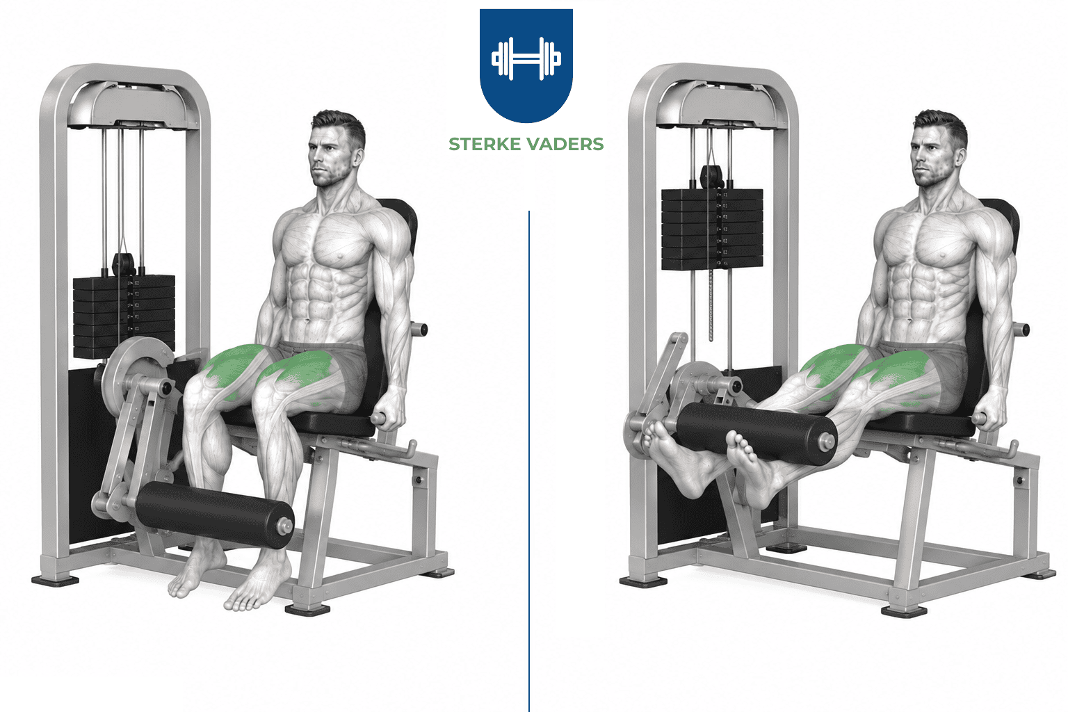 Leg Extension uitvoering stap voor stap