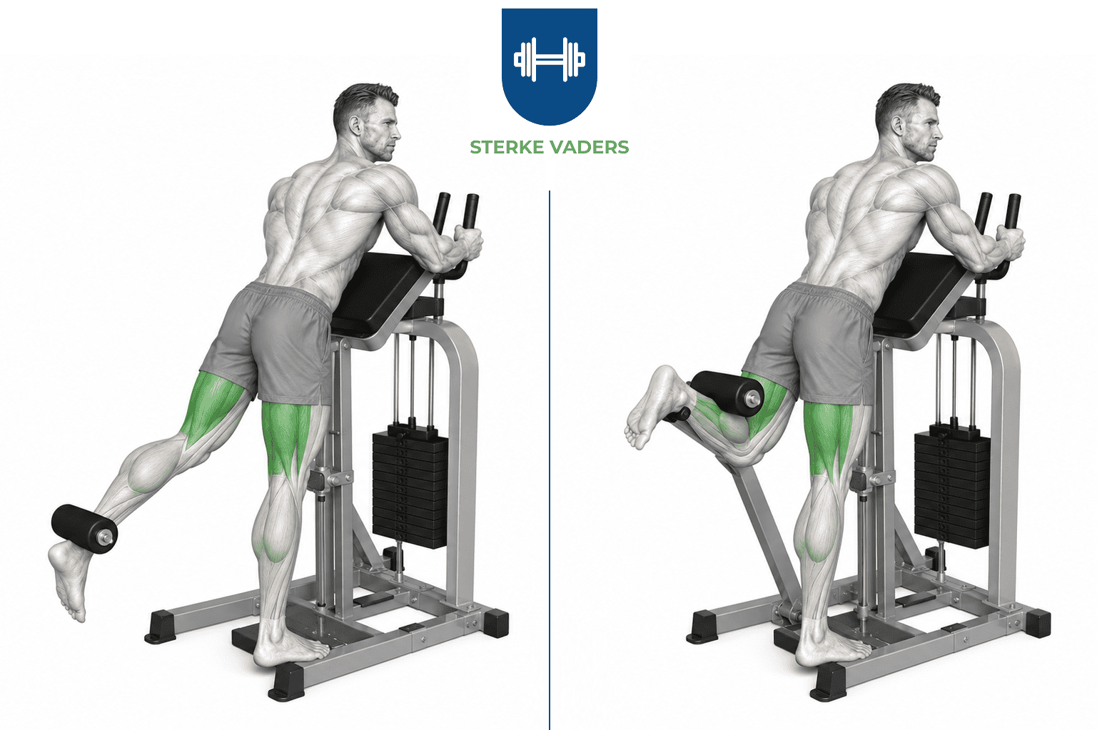 Single Leg Leg Curl uitvoering stap voor stap